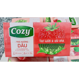 Trà Cozy Hương Dâu( Túi Lọc ) 25 gói/1 hộp