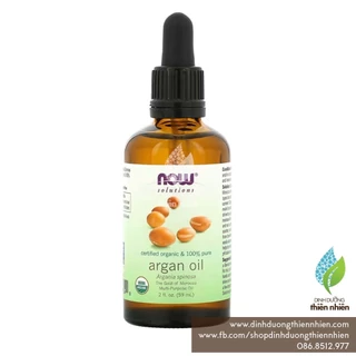 Dầu Argan Hữu Cơ Now Organic Argan Oil, 59ml