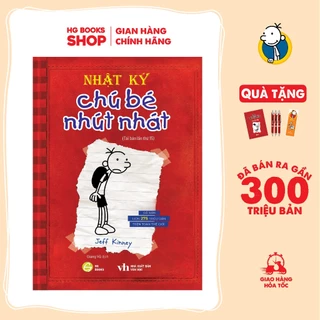 Sách Nhật ký Chú Bé Nhút Nhát - Diary of a Wimpy Kid: Tập 1. Phiên Bản Tiếng Việt. Đã Bán 300 Triệu Bản