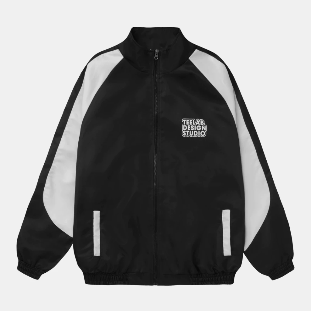 Áo Khoác Gió Nam Nữ Teelab Local Brand Form Oversize Basic Logo Jacket AK046