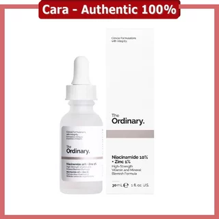 Serum ngừa mụn, sáng da, se khít Niacinamide 10% + Zinc 1% - The Ordinary 30ml