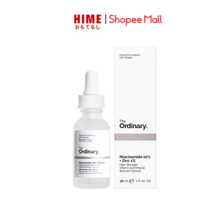 Tinh chất Niacinamide 10% + Zinc 1% 30ml The Ordinary Làm sáng da, thu nhỏ lỗ chân lông bản Canada