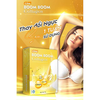 Cốm Boom Boom Collagen-cốm uống đẹp da bổ sung nội tiết tố nữ chính hãng 100%