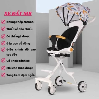 Xe đẩy 2 chiều 3 tư thế M8 cho bé yeu