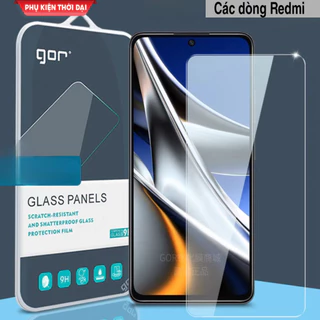 Cường lực Redmi K30 Ultra / K30 Pro / K50 / K50 Pro / K50 Ultra / K60 / K60E / K60 Ultra hiệu Gor trong suốt mượt