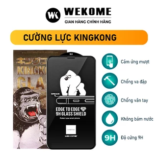Kính cường lực iphone King Kong 3D Full màn chính Chống Va Đập CHống Nước Công Nghệ NaNo Mới Wekome