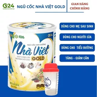 Ngũ Cốc Dinh Dưỡng Nhà Việt Gold Hỗ Trợ Mẹ Sau Sinh, Người Già, Người Tiểu Đường 500gr DATE MỚI