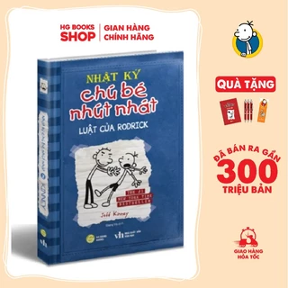 Nhật ký Chú Bé Nhút Nhát - Diary of a Wimpy Kid: Tập 2 - Luật của Rodrick. Phiên bản Tiếng Việt. Đã Bán 300 Triệu Bản