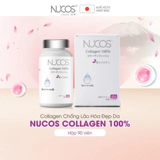 Nucos 100% Collagen - Ngăn Ngừa Lão Hóa Da, Trắng Sáng, Ngăn Chảy Xệ, Da Căng Mịn, Giảm Nám