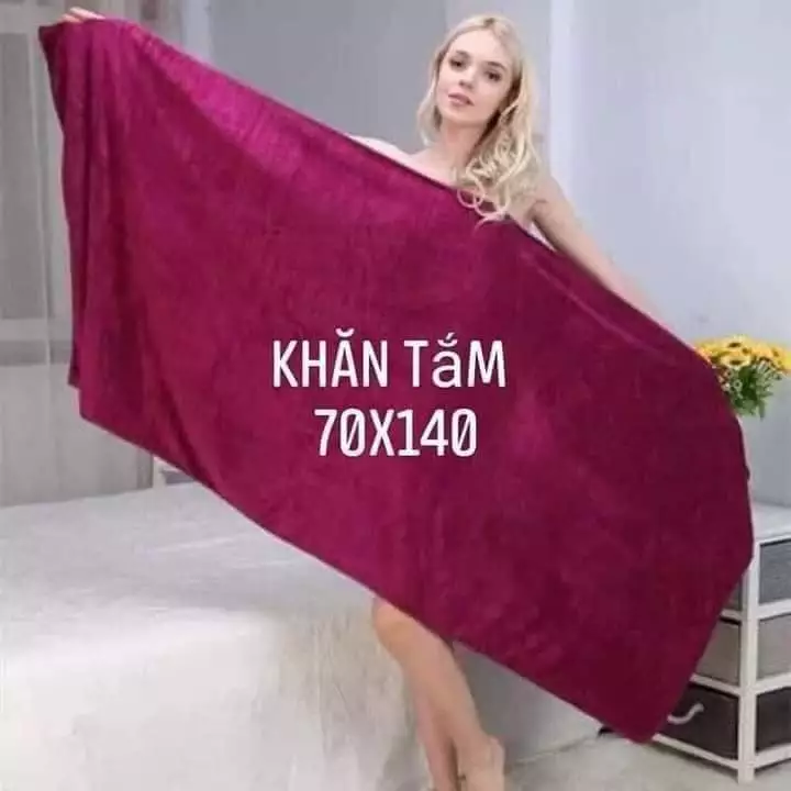 Khăn body, khăn tắm spa kt 70x140cm, dày dặn, thấm hút nước siêu tốt