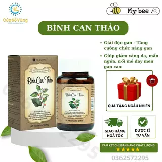 Bình can thảo 60 viên Cửa Sổ Vàng hỗ trợ giải độc, tăng cường chức năng gan - MyBee