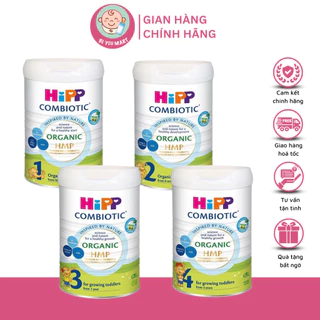 Sữa Bột Hipp Oganic Combiotic 800g Số 1,2,3,4 Hỗ Trợ Tiêu Hóa Và Miễn Dịch