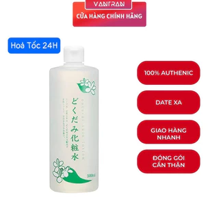 Nước hoa hồng lotion toner diếp cá Dokudami Nhật Bản 500ml