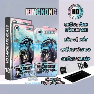 Cường lực Vivo Y01, Y02S, Y11, Y11S, Y12, Y12A, Y12G, Y12S, Y15, Y15S kingkong xanh full màn