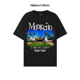 Áo Thun Oversize Hidden Culture - MONTECITO T-SHIRT - Black