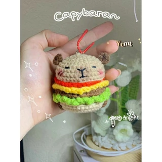 capybara hamburger móc len