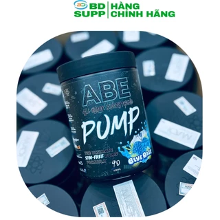 ABE PUMP APPLIED (40 Sv), Pre-Workout Không Caffein, Dùng Trước Tập, Tăng Sức Mạnh, Không Lo Mất Ngủ