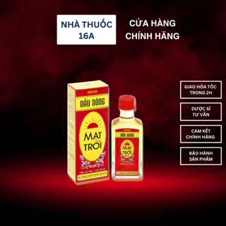 DẦU NÓNG MẶT TRỜI OPC - HỖ TRỢ XOA BÓP GIẢM ĐAU KHỚP, NHỨC MỎI - CHÍNH HÃNG CÔNG TY