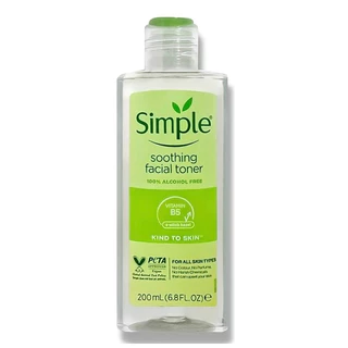 Nước Hoa Hồng Simple Kind To Skin Soothing Facial Toner 200ml