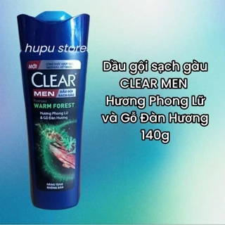 [140g] Dầu Gội Clear Men Sạch Gàu Hương Phong Lữ & Gỗ Đàn Hương