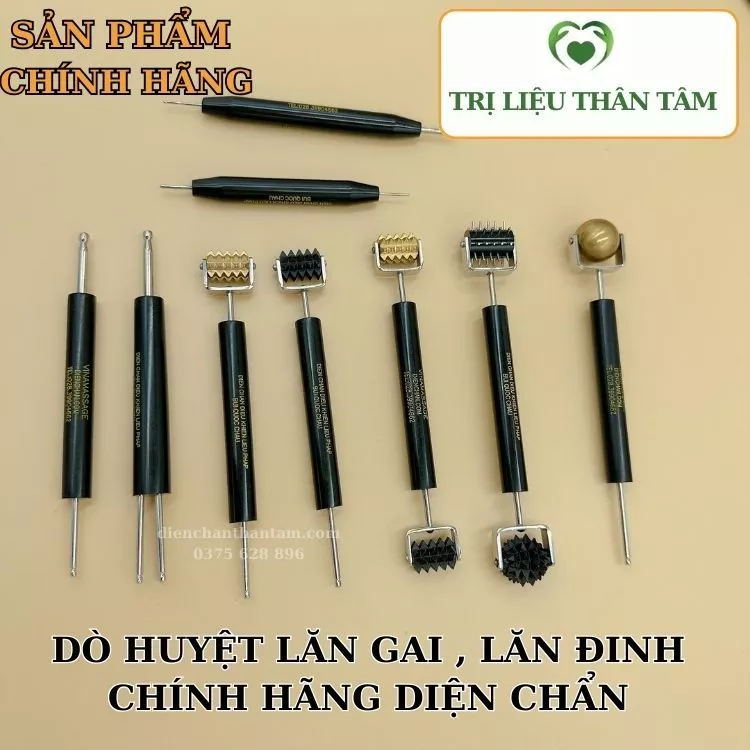 Dụng Cụ Diện Chẩn Cây day huyệt căn bản, ấn huyệt