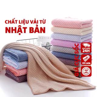 Khăn Tắm Nhật bản, Khăn Mặt Nhật bản Gội Lau Đầu Đủ Màu,100% Cotton Siêu Thấm Hút, Không Phai Màu Dùng Cho Gia Đình, Spa