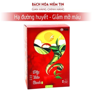 Trà Dây Thìa Canh Phiên bản Quà TẾT 2024 - mướp đắng, giảo cổ lam, gạo lứt giúp giảm tiểu đường, Hộp 15 gói