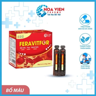 Sắt ống FERAVITFOR - Bổ Máu Cho Mẹ Bầu, Trẻ Em, Người Thiếu Máu Do Thiếu Sắt