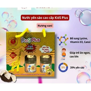 Lốc 6 hủ yến sào cao cấp Sunnest kid plus 20% yến