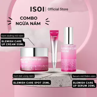 Bộ 3 sản phẩm ISOI Blemish Care: Blemish Care Up Serum 35ml, Blemish Care Up Cream 55ml, Blemish Care Spot 25ml