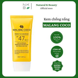 Kem chống nắng dưỡng ẩm chống lão hóa Malang Coco SPF 47 PA+++ Hàn Quốc 50g