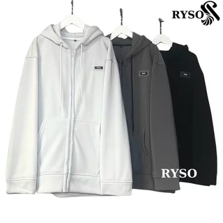 Áo Khoác Nỉ Zip Kéo Unisex Tag WZS RYSO FASHION Zip Form Rộng Nam Nữ BASIC Ulzzang Unisex