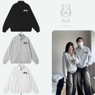 Áo Hoodie Zip nỉ STUSSY Nam Nữ Cổ Đứng Chất nỉ Bông Cao Cấp Chuẩn Form Unisex Chính HãnG Cao Cấp ACA_store QTK03