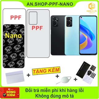 Miếng dán PPF-NANO Oppo A76 dán màn hình - dán lưng