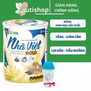 Ngũ Cốc Dinh Dưỡng Nhà Việt Gold Hỗ Trợ Mẹ Sau Sinh, Người Già, Người Tiểu Đường Sức Khỏe 500gr