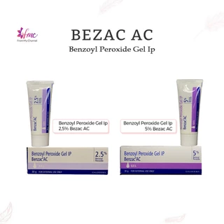 Gel mụn GEL BEZAC AC 2,5%, 5% BENZOYL PEROXIDE 30g