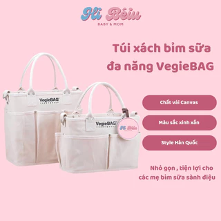 Túi xách Vegiebag túi bỉm sữa đa năng cho mẹ và bé - Hi Béiu
