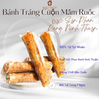 Bánh tráng nướng cuộn mắm ruốc đặc sản Phan Rang Ninh Thuận vừa ngon vừa rẻ bịch 10 cuốn