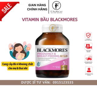 Vitamin Bầu Blackmores Pregnancy & breast feeding gold 120 Viên- Vitamin tổng hợp bầu và sau sinh