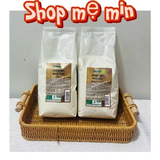 Bột mì trắng đa dụng hữu cơ Sima Bio 1kg, bột mì nguyên cám hữu cơ làm đồ ăn dặm cho bé