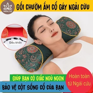 Gối Ngải Cứu Chườm Ấm Cổ Gáy