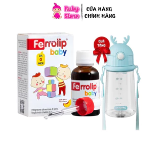 A8 Sắt Ferrolip baby chai 30ml - ngăn ngừa thiếu máu do thiếu sắt cho bé