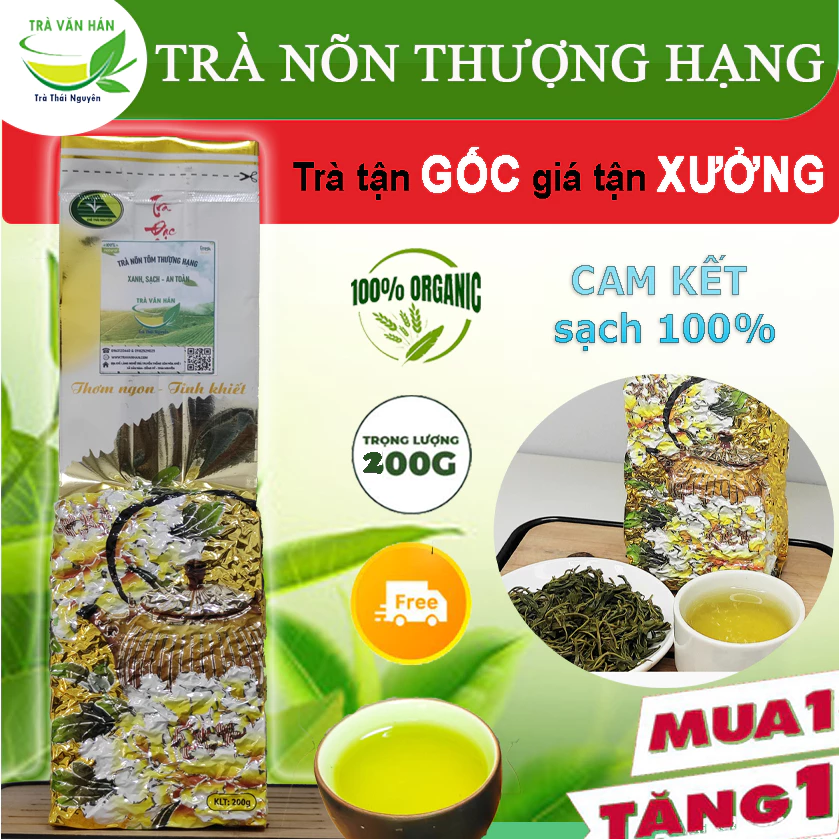 [Xưởng Bán Trực Tiếp] Trà NÕN THƯỢNG HẠNG,Trà Thái Nguyên - Trà Văn Hán Việt GAP, Nước xanh, Cánh nhỏ Hậu ngọt