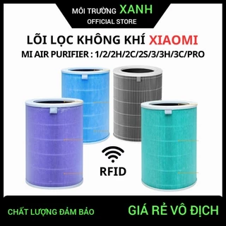 Lõi Lọc Không Khí Xiaomi Mi Air Purifier 2/2H/2S/3/3H/3C/Pro/(Bản Quốc Tế, có CHIP RFID)