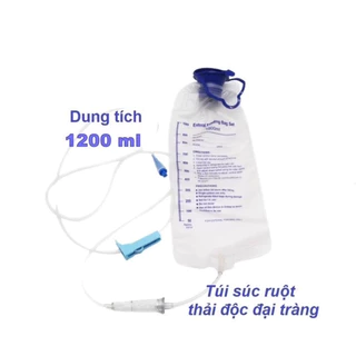 Túi Truyền Enema Cà Phê, Túi Thải Độc Đại Tràng 1200ml