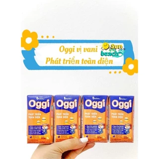 Thùng Sữa Bột Pha sẵn Oggi Vani Phát triển toàn diện (110ml)