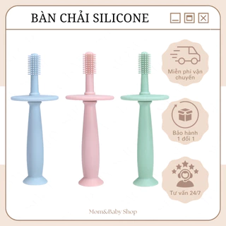 Bàn Chải Silicone 360 Độ Chống Hóc Cho Bé Tập Đánh Răng Momandbabyshop