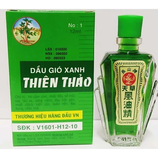 Dầu gió xanh Thiên Thảo 12ml