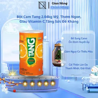 Bột Cam Tang 2.04kg Mỹ, Thơm Ngon,Giàu Vitamin C,Tăng Sức Đề Kháng