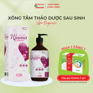 Xông tắm cho mẹ sau sinh MaMa S'PA Organic Chai 300ml, Chai dưỡng tắm gội giúp thư giãn phục hồi sức khỏe